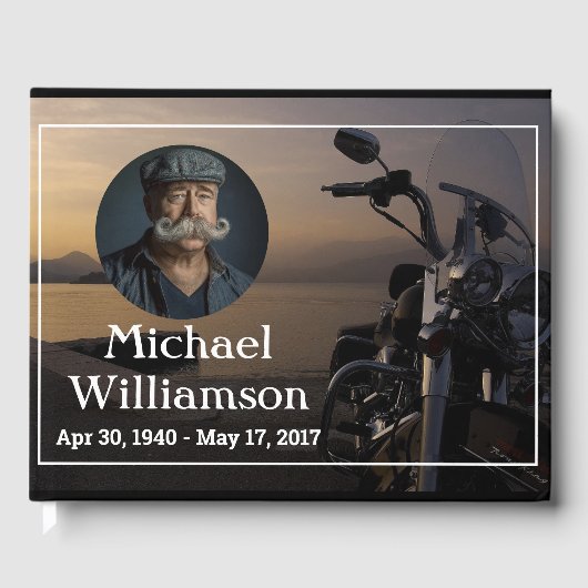 バイクニアウォーターフォトお祝いオブライフ区 ゲストブック (正面)