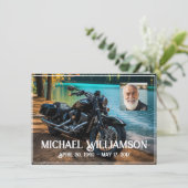 バイクニアザウォーターお祝いオブライフ 招待状 (スタンド正面)