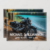 バイクニアザウォーターお祝いオブライフ 招待状 (正面/裏面)