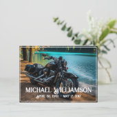 バイクニアザウォーターお祝いオブライフ 招待状 (スタンド正面)