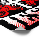 バイクバイクもしくは自転車に乗る人バイブルI乗り込むイエス ポスター (角)