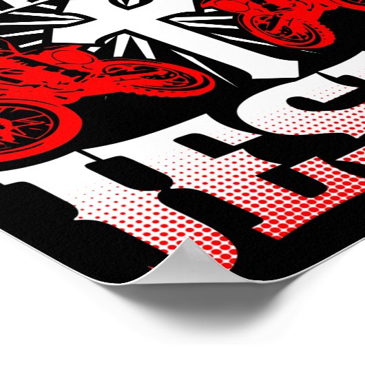 バイクバイクもしくは自転車に乗る人バイブルI乗り込むイエス ポスター (角)