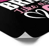 バイクバイクもしくは自転車に乗る人ブラップガールガールフレンドの妻のように ポスター (角)