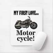 バイクバイクもしくは自転車に乗る人ライダーバイク マウスパッド (マウス)