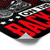 バイクバイクもしくは自転車に乗る人ライダーボスは常に ポスター (角)