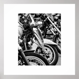 バイクバイクもしくは自転車に乗る人ライダーポスター ポスター