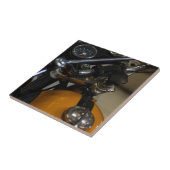 バイクバイクもしくは自転車に乗る人ライダー タイル (側面)