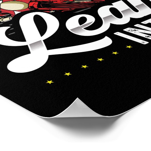 バイクバイクもしくは自転車に乗る人与えWhen Live You A Curve Lean ポスター (角)