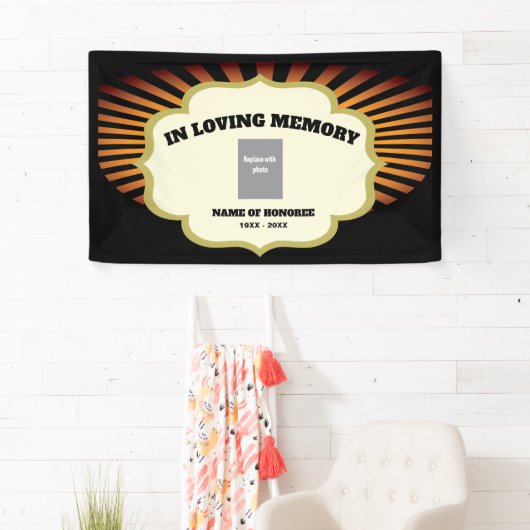 バイクバイクもしくは自転車に乗る人記念写真付き 横断幕 (インサイチュ)