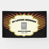 バイクバイクもしくは自転車に乗る人記念写真付き 横断幕 (横)