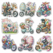 バイクバニー イースターセット1 シール (正面)