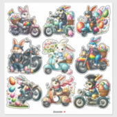 バイクバニー イースターセット2 シール (シート)