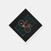 バイクパターンサイクリング自転車レースMTB BMXバイクギ スタンダードカクテルナプキン (角)