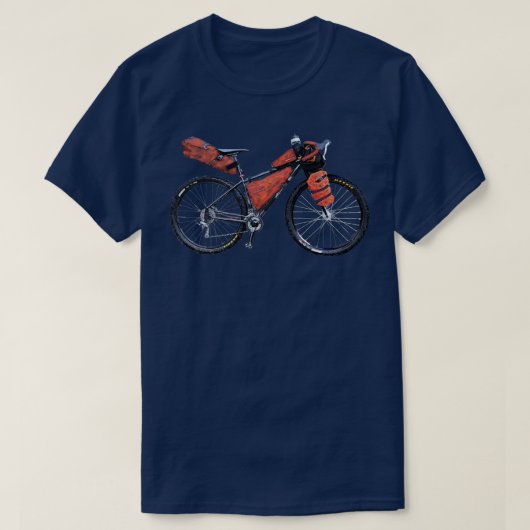 バイクパッキングリグサルサエルマリアチ Tシャツ (デザイン正面)