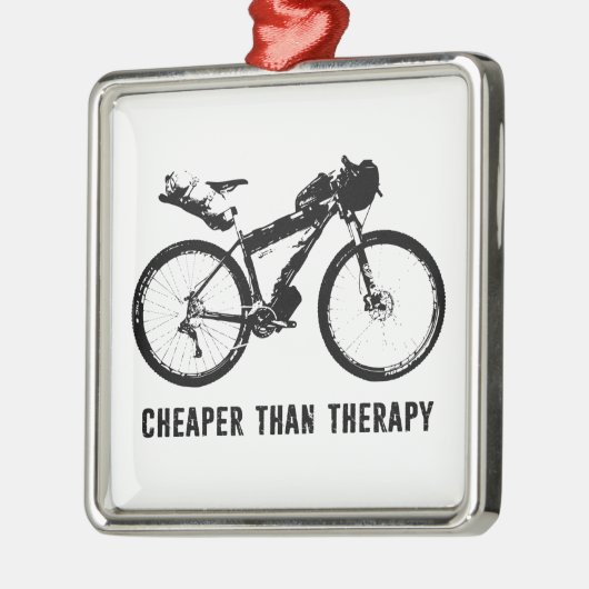 バイクパッキング、セラピーより安い メタルオーナメント (左)