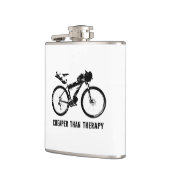 バイクパッキン，セラピー フラスク (左)