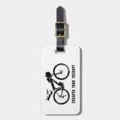 バイクパッキン，セラピー ラゲッジタグ (正面縦)