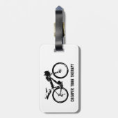 バイクパッキン，セラピー ラゲッジタグ (裏面縦)