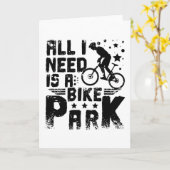 バイクパークダウンヒル カード (黄色い花)