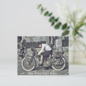 バイクパーソナライズされたはがき ポストカード (スタンド正面)