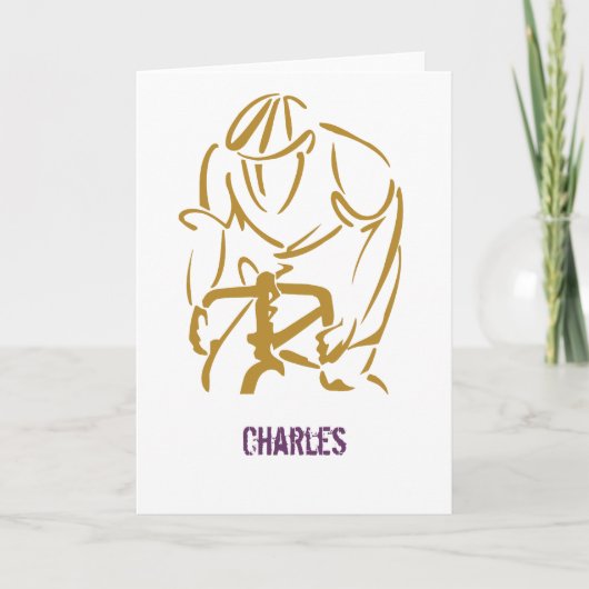 バイクパーソナライズされたノートカード ノートカード (正面)