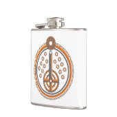 バイクパーツコラージュ フラスク (左)