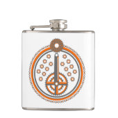 バイクパーツコラージュ フラスク (正面)