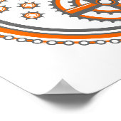 バイクパーツパターン ポスター (角)