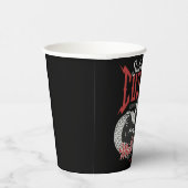 バイクビッグパーソナライズされたバートバイクバイクもしくは自転車に乗る人ガレージ 紙コップ (右)