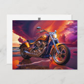 バイクビーチクラウドシネマティックオートポストカード ポストカード (正面/裏面)