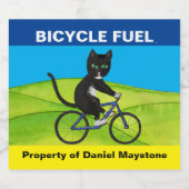 バイクビールレーベル猫を作る ビールラベル (シングルラベル)