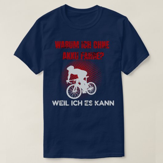 バイクファーレンオーヌアククマウンテンバイク素晴らしい1 Tシャツ (デザイン正面)
