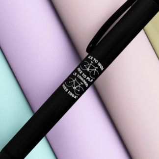 バイクフォーエバー – カッコいいサイクリング 黒ボールペン