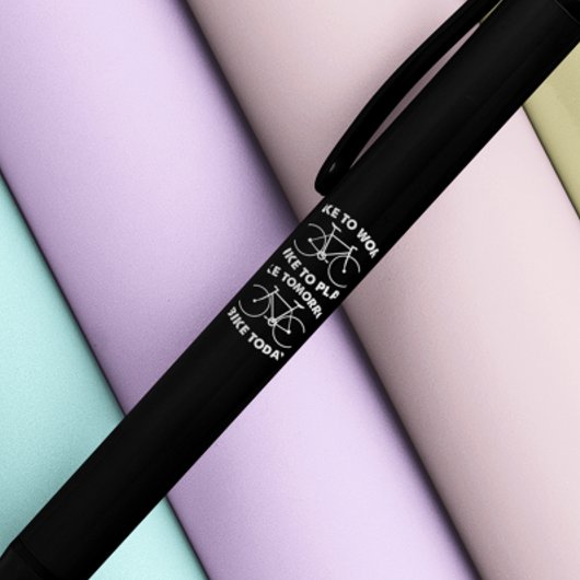 バイクフォーエバー – カッコいいサイクリング 黒ボールペン