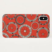 バイクホイールがオレンジ色に点灯 Case-Mate iPhoneケース (裏面(横))