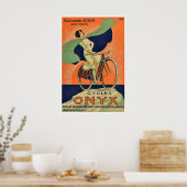 バイクポスター オニキササイクル 自転車アート サイクリング ポスター (キッチン)