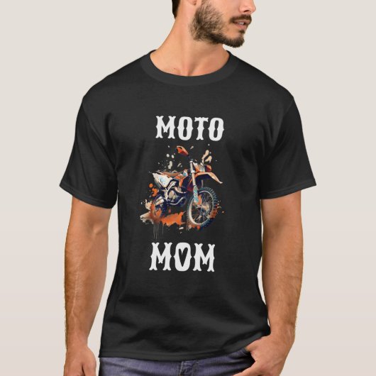 バイクママ Tシャツ (正面)