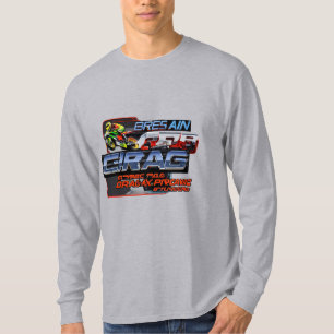 バイクモダン&ドラッグレースカーシールスリーブTシャツ Tシャツ