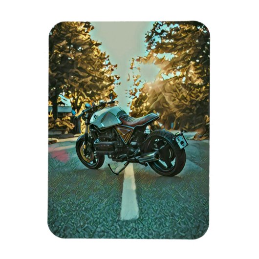 バイクユニーク乗り用の贈り物 マグネット (縦)