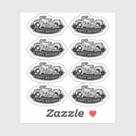 バイクライダー ハッピー バースデー パーティー スクラップブック シール