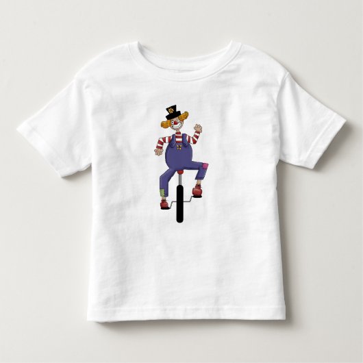 バイクライディングサーカスピエロ トドラーTシャツ (正面)