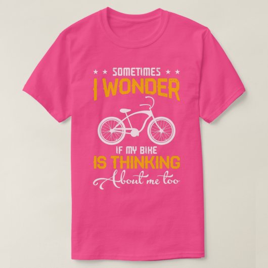 バイクラバーおもしろいサイクリストサイクリング Tシャツ (デザイン正面)