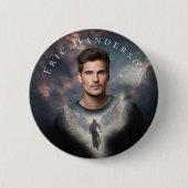 バイクラバーライダーカスタマイズ可能な2インチラウンドボタン 缶バッジ (正面)