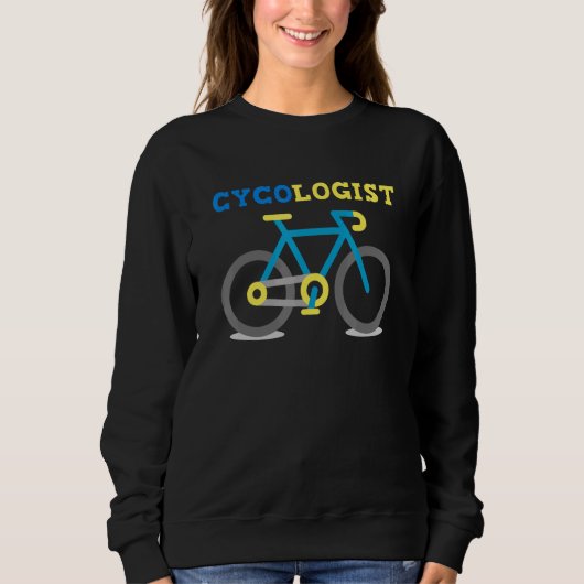バイクリュー自転車トレッキング女性用自転車 スウェットシャツ (正面)
