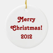 バイクリース&ギフトラウンドホリデイオーナメント セラミックオーナメント (裏面)