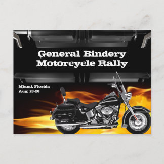 バイクレザーバーナー葉書 ポストカード