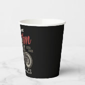 バイクレパーソナライズされたベルクルーザーバイクもしくは自転車に乗る人ガレージ 紙コップ (左)