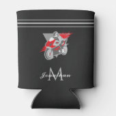 バイクレーシングパーソナライズされたバイクの極端なスピード 缶クーラー (裏面)