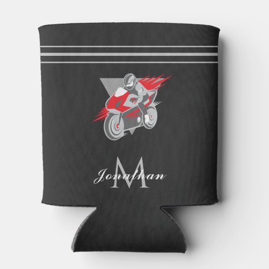 バイクレーシングパーソナライズされたバイクの極端なスピード 缶クーラー (裏面)