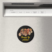 バイクレーシングペロトンユーモアTシャツ マグネット (インサイチュ (食洗機))